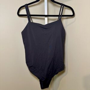 Calia womens strappy back‎ one piece swim suit size 12 black nwt